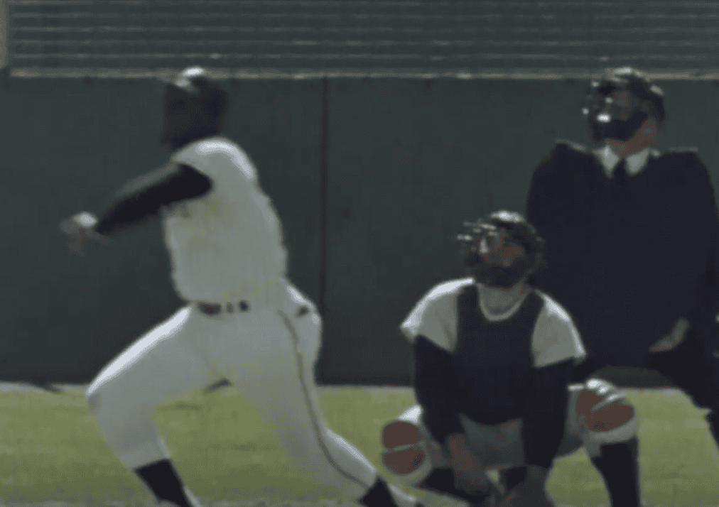 Image of Willie McCovey, a key player in the '60s, showcasing his batting prowess.